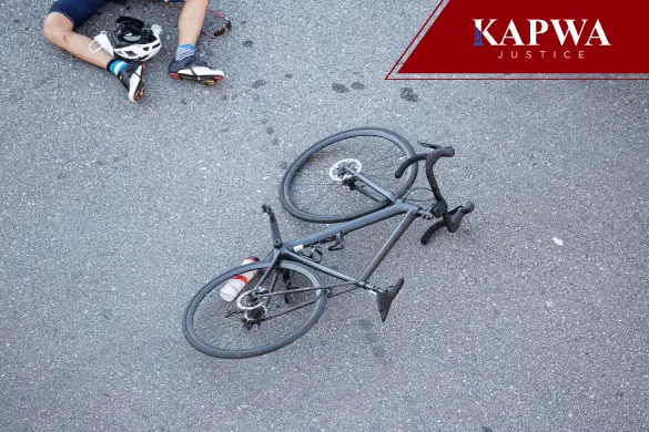 Woodside bicycle accident